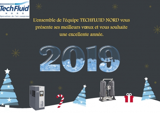 TechFluid Nord - Tous nos voeux de réussite et de prospérité pour cette nouvelle année !   
